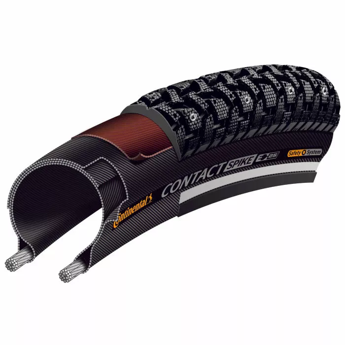 Continental Contact Spike 240 Wire Bead Tyre 3 Continental Contact Spike 240 Wire Bead Tyre - Billede 3