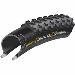 Continental Cyclo X King RaceSport Foldbart CX-dæk -Cykler Salg Continental Cyclo X King RaceSport Folding CX Tyre Cyclocross Tyres Black Black 100451 1