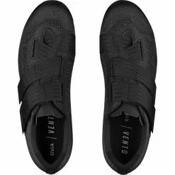 Fizik R2 Vento Powerstrap Aeroweave Road Shoes -Cykler Salg Fizik R2 Vento Powerstrap Aeroweave Road Shoes Cycling Shoes Black 2021 VER2PSAW1101040 3