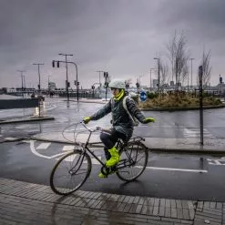 GripGrab Reflective Helmet Cover -Cykler Salg GripGrab Reflective Helmet Cover Helmet Covers Grey AW21 504303001 1