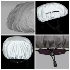GripGrab Reflective Helmet Cover -Cykler Salg GripGrab Reflective Helmet Cover Helmet Covers Grey AW21 504303001 5