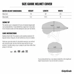 GripGrab Reflective Helmet Cover -Cykler Salg GripGrab Reflective Helmet Cover Helmet Covers Grey AW21 504303001 9