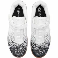 Crankbrothers Mallet Boa MTB Clipless Cycling Shoes (25th Annive 10 Crankbrothers Mallet Boa MTB Clipless Cycling Shoes (25th Annive -Cykler Salg Mallet BOA White Black Splatter Top Down