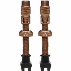 Nukeproof Universal Presta Tubeless Valves - Pair -Cykler Salg Nukeproof Universal Presta Tubeless Valves Pair Tyre Spares Copper FTWG18A 45LNF12R4COP