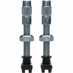 Nukeproof Universal Presta Tubeless Valves - Pair -Cykler Salg Nukeproof Universal Presta Tubeless Valves Pair Tyre Spares Grey FTWG18A 45LNF12R4GRY