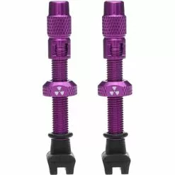 Nukeproof Universal Presta Tubeless Valves - Pair -Cykler Salg Nukeproof Universal Presta Tubeless Valves Pair Tyre Spares Purple FTWG18A 45LNF12R4PUR