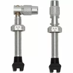 Nukeproof Universal Presta Tubeless Valves - Pair -Cykler Salg Nukeproof Universal Presta Tubeless Valves Pair Tyre Spares Silver FTWG18A 45LNF12R4POLSIL 0