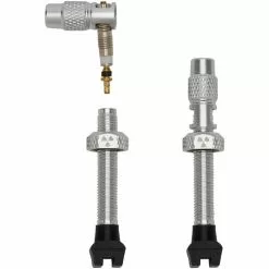 Nukeproof Universal Presta Tubeless Valves - Pair -Cykler Salg Nukeproof Universal Presta Tubeless Valves Pair Tyre Spares Silver FTWG18A 45LNF12R4POLSIL 1